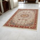 Iranian carpet Medalion 123x219 handmade persian carpet