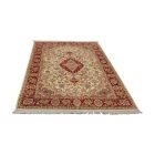 Isfahan rug 139x227 handmade iranian carpet