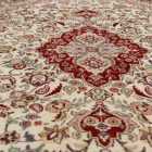 Isfahan rug 139x227 handmade iranian carpet