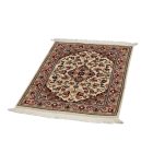 Isfahan iranian rug 63x96 handmade Persian carpet