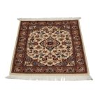 Isfahan persian rug 64x95 handmade iranian carpet