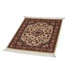 Isfahan persian rug 64x95 handmade iranian carpet