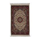 Iranian carpet Kerman 80x128 handmade persian carpet