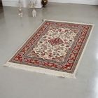 Iranian carpet Kerman 79x129 handmade persian carpet