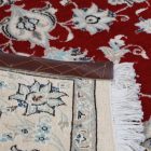 Iranian carpet Nain Kasmar 127x208 handmade persian carpet