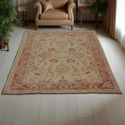 Ziegler rug 146x201 handmade oriental carpet for living room
