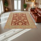 Ziegler rug brown-beige 171x221 handmade oriental carpet for living room