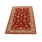 Ziegler carpet beige-red 145x73 handmade oriental carpet for living room