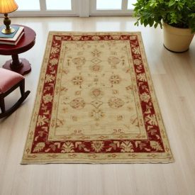 Ziegler rug 102x147 handmade oriental carpet