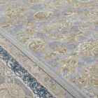 Persian carpet Nain grey 150x225 luxury acrylic rug for the living room