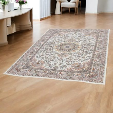 Persian carpet Nain beige 150x225 luxury acrylic rug for the living room