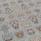 Persian carpet Bakhtiari grey 150x225 premium acrylic rug from Iran