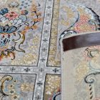 Persian carpet Bakhtiari grey 150x225 premium acrylic rug from Iran