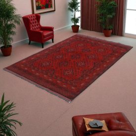 Afghan carpet Caucasian 123x187 handmade oriental carpet