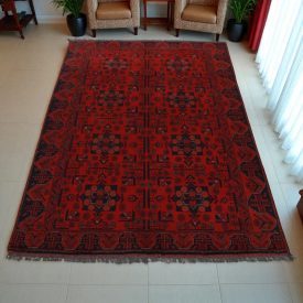 Afghan carpet Khal Mohammadi 120x184 handmade oriental carpet