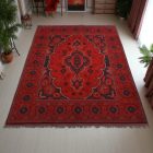 Afghan carpet Caucasian 126x196 handmade oriental wool carpet
