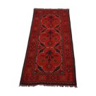 Afghan carpet Caucasian 52x143 handmade oriental wool carpet