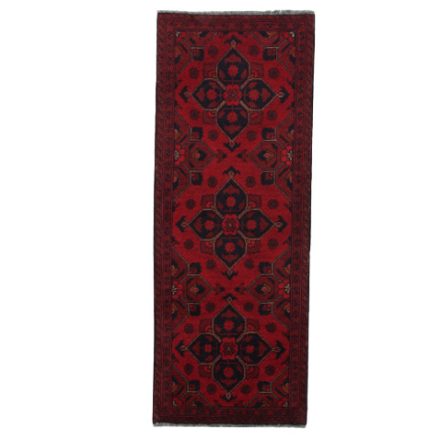 Oriental carpet 52x140 handmade Afghan wool carpet