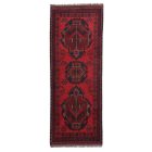 Afghan carpet Caucasian 55x149 handmade oriental wool carpet