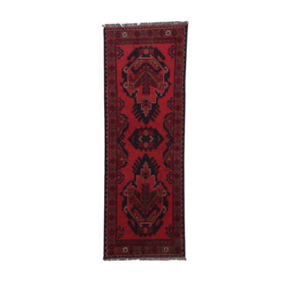 Oriental carpet 50x147 handmade Afghan wool carpet