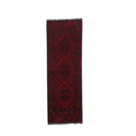 Oriental carpet 49x143 handmade Afghan wool carpet