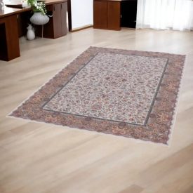   Persian carpet Isfahan beige 150x225 premium acrylic rug from Iran