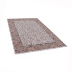 Persian carpet Isfahan beige 150x225 premium acrylic rug from Iran