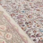 Persian carpet Isfahan beige 150x225 premium acrylic rug from Iran