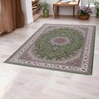 Persian carpet Isfahan green 150x225 premium quality acrylic rug