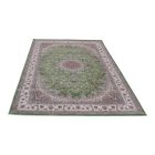 Persian carpet Isfahan green 150x225 premium quality acrylic rug