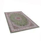 Persian carpet Isfahan green 150x225 premium quality acrylic rug