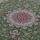 Persian carpet Isfahan green 150x225 premium quality acrylic rug