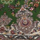 Persian carpet Isfahan green 150x225 premium quality acrylic rug