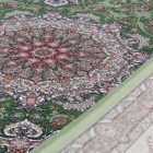 Persian carpet Isfahan green 150x225 premium quality acrylic rug