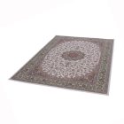 Persian carpet Isfahan beige 150x225 premium acrylic rug from Iran