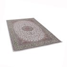 Persian carpet Isfahan beige 150x225 premium acrylic rug from Iran