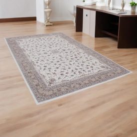   Persian carpet Isfahan beige 150x225 luxury acrylic rug for the living room