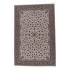 Persian carpet Isfahan beige 150x225 luxury acrylic rug for the living room