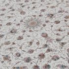 Persian carpet Isfahan beige 150x225 luxury acrylic rug for the living room