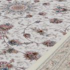 Persian carpet Isfahan beige 150x225 luxury acrylic rug for the living room