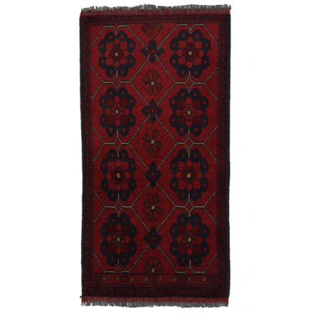 Afghan carpet 49x97 handmade oriental wool carpet