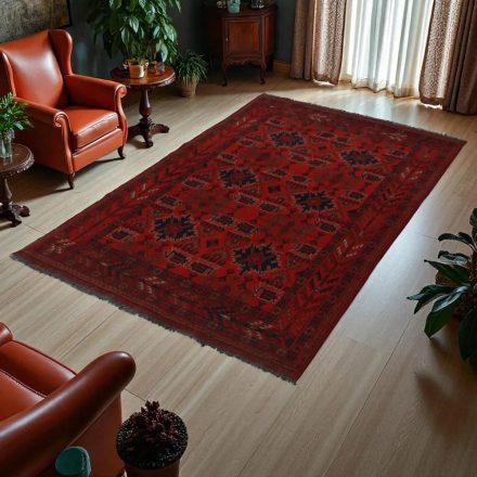 Afghan carpet Khal Mohammadi 123x192 handmade oriental wool carpet