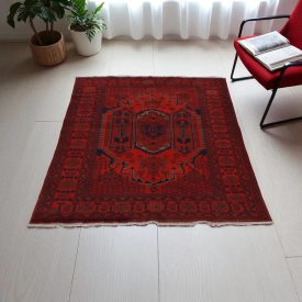 Afghan carpet Khal Mohammadi 117x188 handmade oriental wool carpet