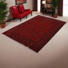 Afghan carpet burgundy Khalmohamadi 128x189 handmade wool carpet