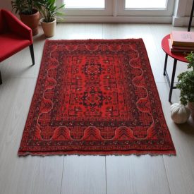 Afghan carpet Bokhara 102x154 handmade oriental wool carpet
