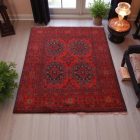 Oriental carpet Kargai 98x145 handmade Afghan wool carpet