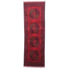 Oriental carpet Elephant Foot 48x151 handmade Afghan wool carpet