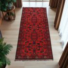 Afghan carpet Bokhara 51x146 handmade oriental wool carpet
