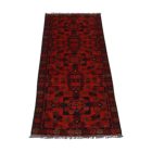 Afghan carpet Bokhara 51x146 handmade oriental wool carpet