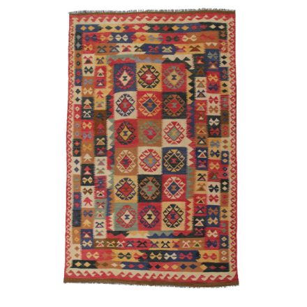 Wool Kelim rug Chobi 193x309 handwoven Afghan Kilim rug